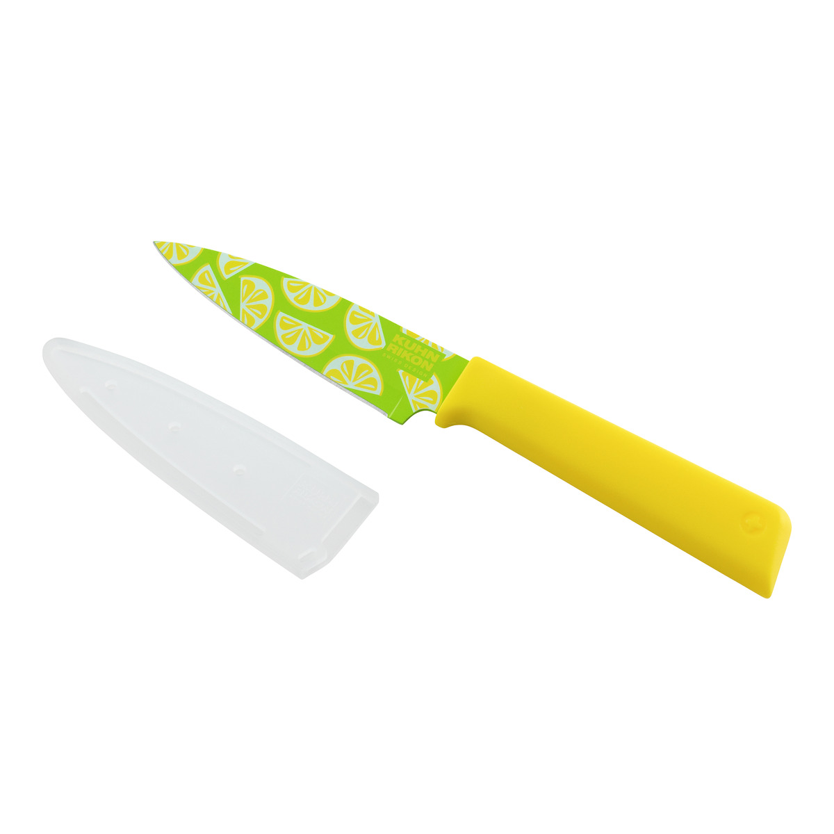 Image of Kuhn Rikon - COLORI®+ Rüstmesser Zitrone (Limited Edition Funky Fruit)