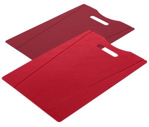 Planches à découper set rouge / rougefoncé de 2 pièces