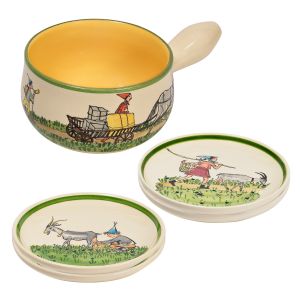 Alpine Ascent Set de fondue au fromage 5 pcs