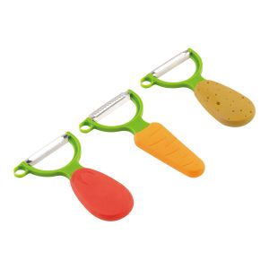 Gemüsesparschäler Veggie Set Karotte / Kartoffel / Tomate 3 Stk