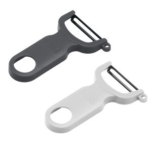 SWISS PEELER Éplucheur set gris et blanc 2 pièces