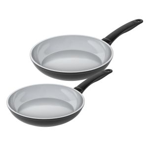 EASY CERAMIC Frying pan  Set Ø 24 + 28 cm