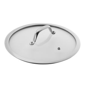 Glass lid with stainless steel handle Ø 28 cm