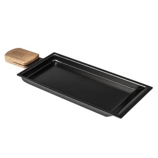 Po&ecirc;lon &agrave; raclette avec manche en bois
