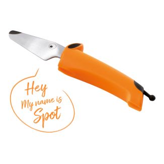 kinderkitchen&reg; Messer "Hund" orange