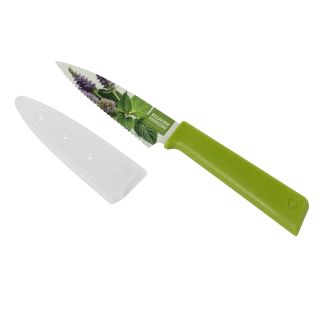 COLORI®+ Paring knife serrated Fresh & Cool (Limited Edition Spices & Herbs)