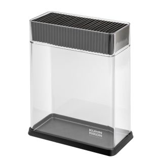 COLORI® Porte-couteaux grise/transparent