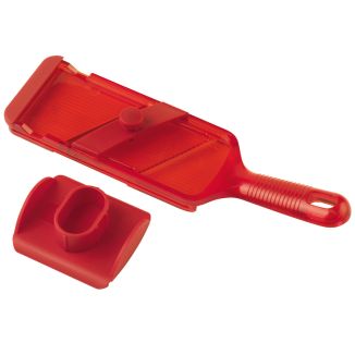 Mandolina regulable rojo