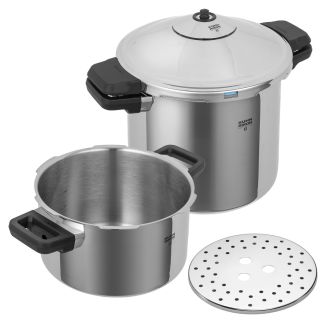 DUROMATIC&reg; INOX Set Seitengriffmodelle 4.0 + 6.0 L &middot; &Oslash; 24 cm