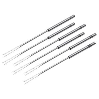 Meat fondue forks stainless steel 6 pcs