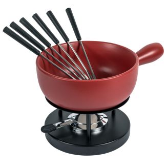Cheese fondue set Classic red Ø 23cm