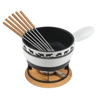 Set &agrave; fondue au fromage Cloche d&rsquo;Or avec ch&ecirc;ne &Oslash; 23 cm