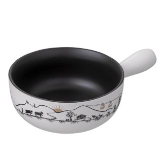 Caquelon Gondel blanc &Oslash; 23 cm