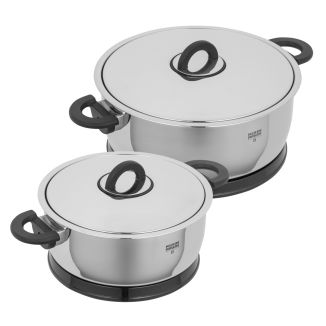 DUROTHERM® PRO Black Set 2.0 L · Ø 18 cm + 3.0 L · Ø 22