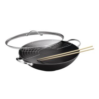 JAMPUR Wok Gusseisen &Oslash; 36 cm