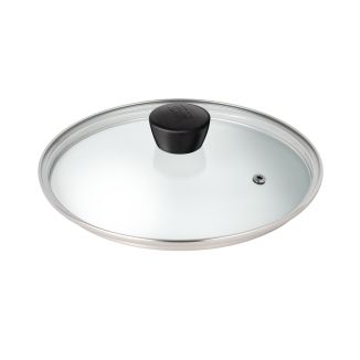 Glasdeckel mit Bakelitknopf Ø 24 cm