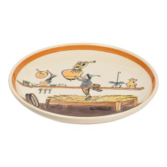 Plate Ursli gets the bell Ø 21 cm