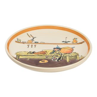 Plate Ursli is sleeping on the bell Ø 21 cm