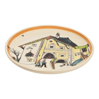 Assiette La maison d’Ursli avec parents Ø 21 cm