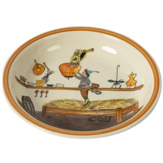 Assiette creuse Ursli cherche la cloche Ø 21 cm