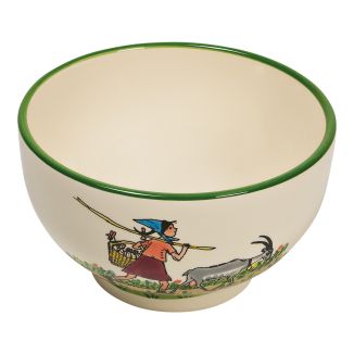 Bowl small Flurina with goat Ø 14 cm