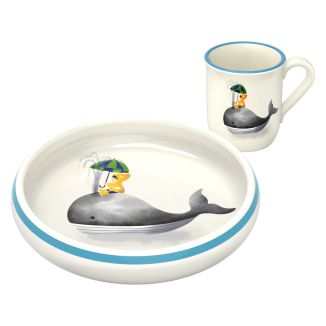 Set pour enfants Baleine avec enfant
