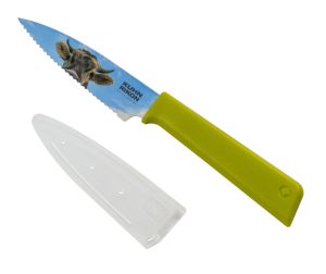 COLORI®+ Rüstmesser gezackt Kuh (Limited Edition Tiere)