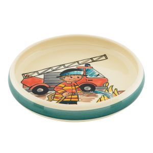 Children's plate Fireman · Ø 18 cm