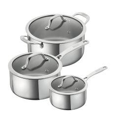 ALLROUND Set · Casseroles 1.5 + 3.1 L + Faitout 5.4 L